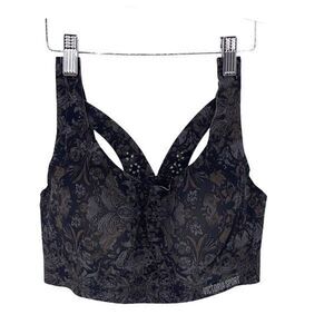 Victoria’s Secret Sport Angel Max Support Sports Bra Discontinued Black Floral 3